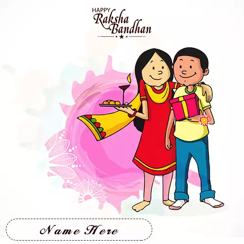 Happy Raksha Bandhan 2024 Images With Name Online